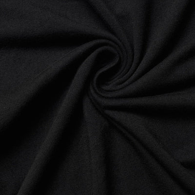 Women's Black Slim-Fit Stretch Crew Neck ShortSleeve Tee