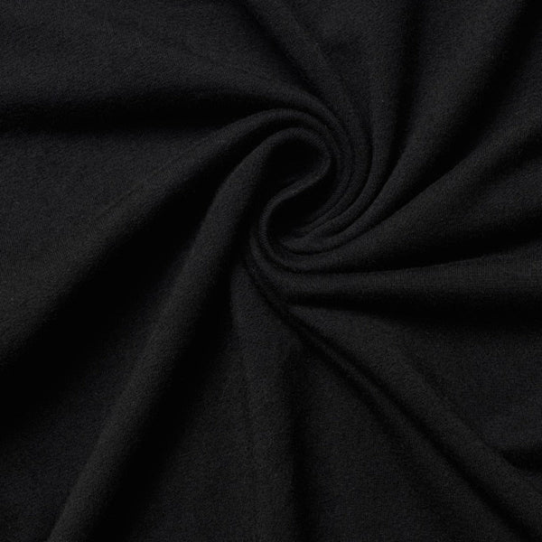 Women's Black Slim-Fit Stretch Crew Neck Short  Sleeve Tee