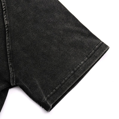 Crew Neck Raglan Short Sleeve Ribbed Tee 315G