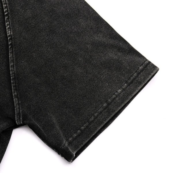 Crew Neck Raglan Short Sleeve Ribbed Tee 315G
