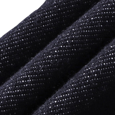 Unisex Textured Silhouette Slim Fit Workwear Denim Jacket