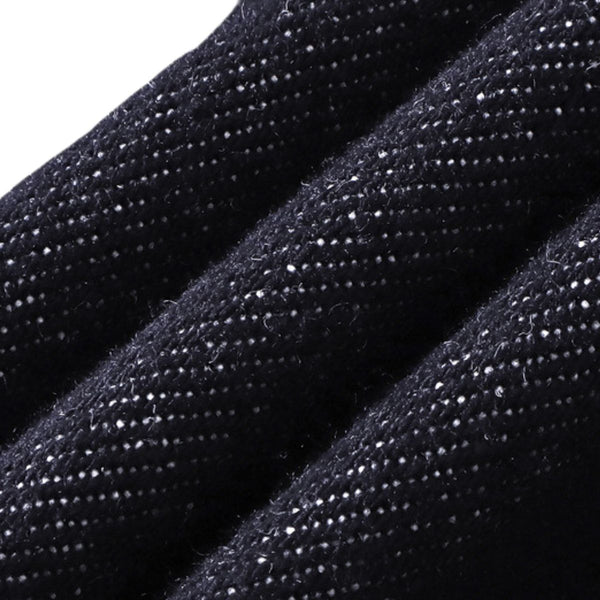 Unisex Textured Silhouette Slim Fit Workwear Denim Jacket