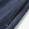 Button Front Denim Sleeveless Midi Shirt Dress