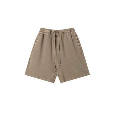 Vintage Fade Oversized Cotton Shorts