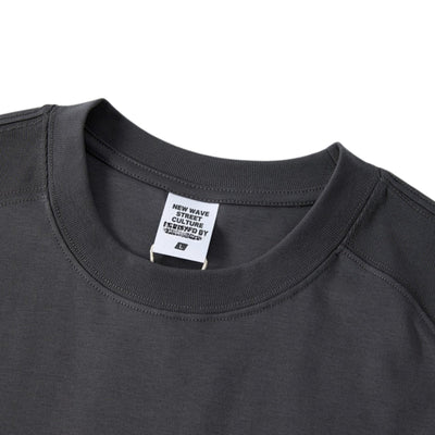 Panelled Back Seam Sleeveless T-Shirt