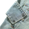 Relaxed Washed Zip-Up Denim Vest