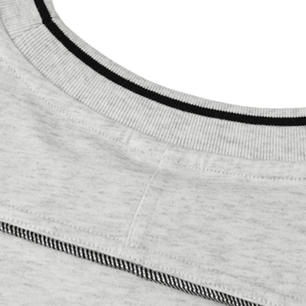 Vintage Contrast Seam Cotton Boxy Tee