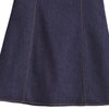 Flutter Sleeve A-Line Denim Minidress