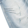 Washed Whiskered Balloon Fit Denim Jeans