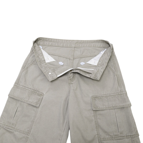 Vintage Washed Distressed Multi-Pocket Cargo Shorts