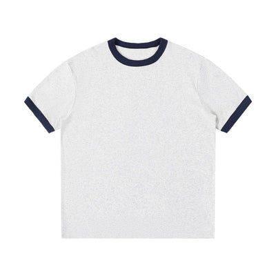 Crew Neck Boxy Fit Ringer Tee 220gsm