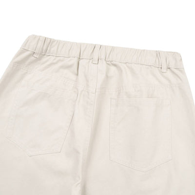 Relaxed Pleated Wide Leg Trousers
