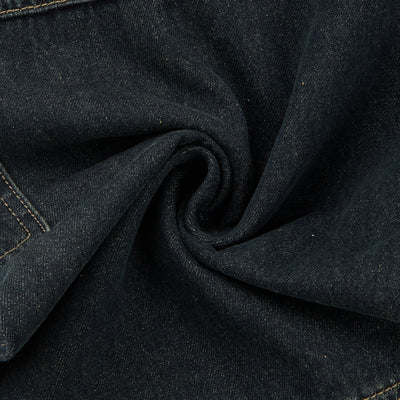 Washed Structured Heavy-Duty Straight-Leg Carpenter Jeans