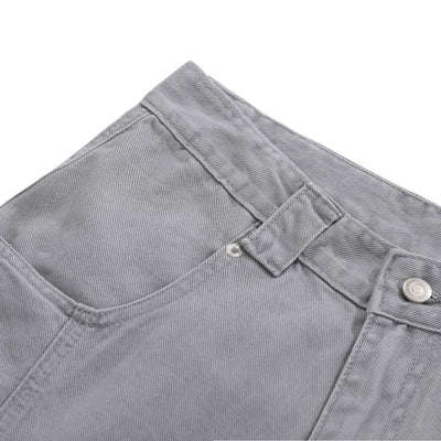 Multi Pocket Cargo Denim Shorts