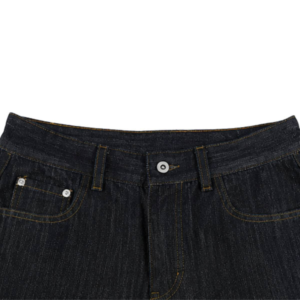 Vintage Embroidered Baggy Denim Jeans