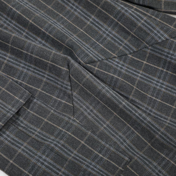 Plaid Multi-Pocket Cropped Cargo Shorts