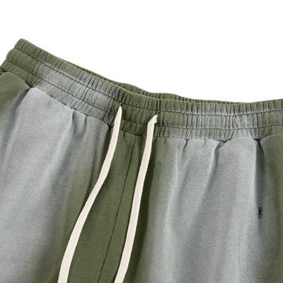 Distressed Spray Dyed Heavyweight Terry Sweat Shorts