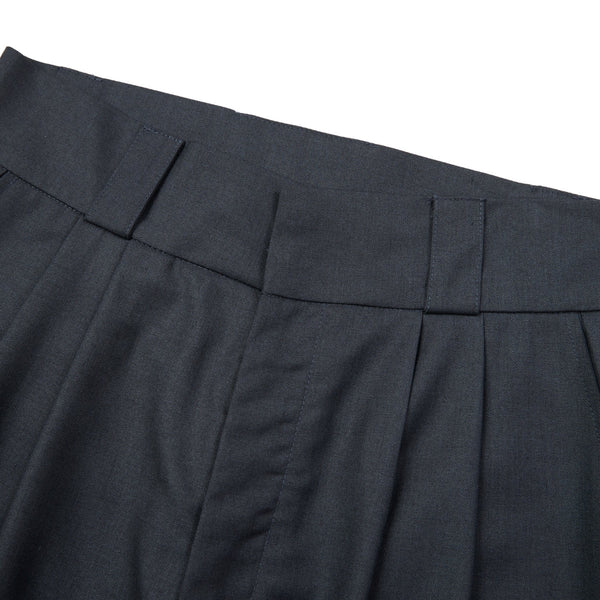 Vintage High Street Pleated Wide-Leg Draped Trousers