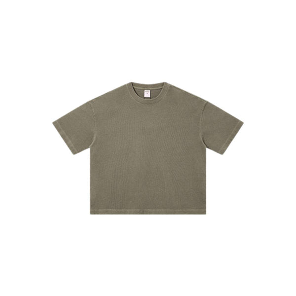 Distressed Fade Drop Shoulder Oversized Cotton T-Shirt