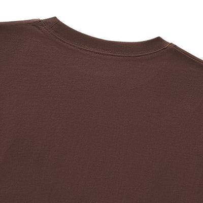 Double-Layer Bubble-Hem Cropped Streetwear Tee