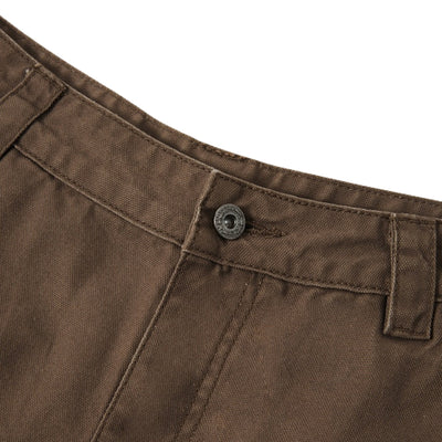 Vintage Washed Distressed Utility Bermuda Shorts