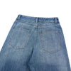 Retro Wash Ripped Wide Leg Denim Jeans
