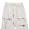 Stretch Zip Hem Utility Bootcut Jeans