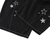 Y2K Star Mesh Layered Spliced Lace Baggy Wide-Leg Jeans