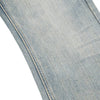 Gradient Washed High Rise Curved Leg Loose Wide Leg Denim Jeans