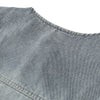 Vintage Wash Lace Trim Denim Vest