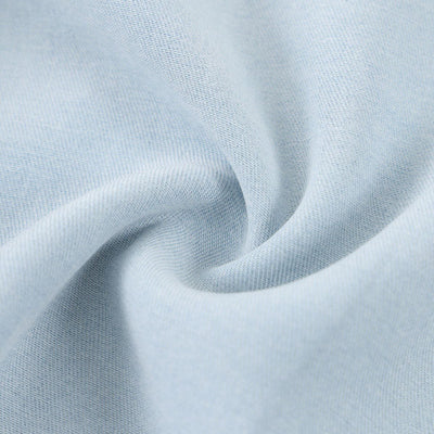 Cotton Washed Oversized Denim Collar Tee