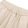 Solid Tint Linen-Blend Barrel Pants