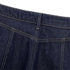 Indigo Denim Mini Flounce Skirt