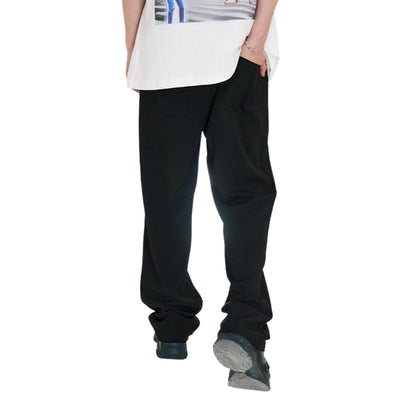 Streetwear Draped Wide Leg Studded Lounge Pants