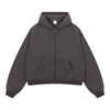 Dual Zipper Fleece Hooded Streetwear Hoodie