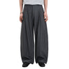 Vintage Stripe Barrel-Leg Tailored Trousers