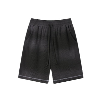 Retro Bleached Ombre Streetwear Loose Fit Bermuda Shorts