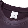 Retro Raw Edge Relaxed Fit Pure Cotton Long-Sleeve Tee 275gsm