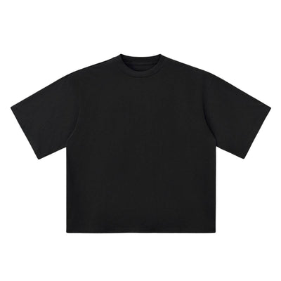 Mock Neck Oversized Vintage Tee