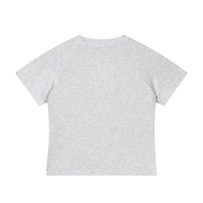260G Snow Wash Oversized Raglan Sleeve T-Shirt