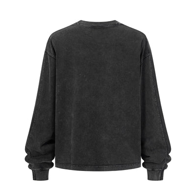 Washed Vintage Crewneck Long Sleeve