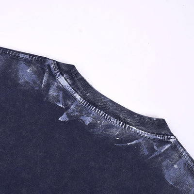 Loose Fit Washed Painted T Shirt 250gsm