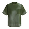 Gradient Fade Oversized Pocket Streetwear Tee