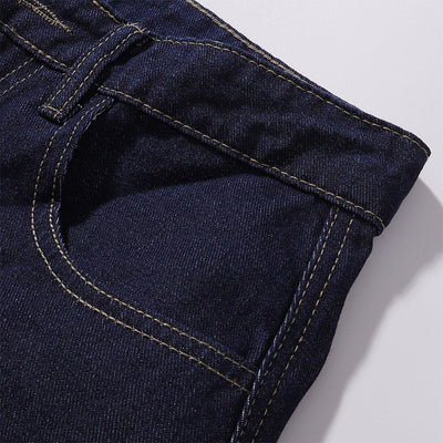 Wide Leg Utility Indigo Denim Pants