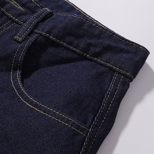 Wide Leg Utility Indigo Denim Pants