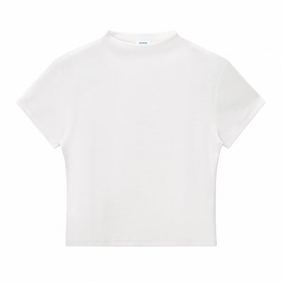 Minimal Textured Knit Fit T-Shirt