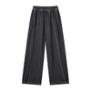 Heavy Wash Vintage Distressed Mesh Straight Pants