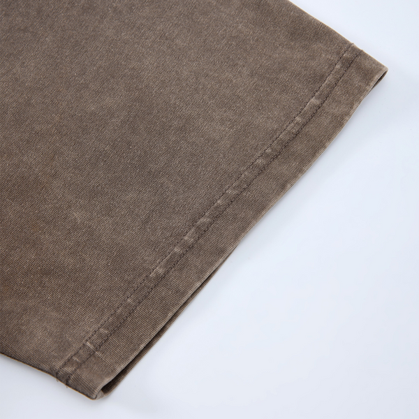 Oversized Vintage Wash Cotton Tee Shirt