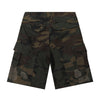 Camo Cargo Shorts Distressed Washed Style
