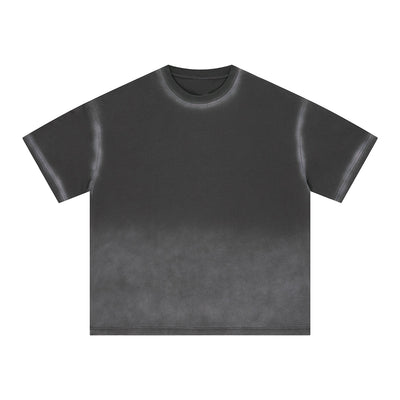 Bold Gradient Fade Oversized Design T-Shirt